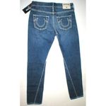 True Religion New Womens Brand Jeans Nu Boy Super T Blue White 24 NWT USA Ripped Photo 5