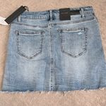Black Label Jean button fly mini skirt Photo 1