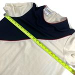 Vintage Flutterbye Colorblock Shift Dress and matching Jacket Ivory Red & Black White Size 14 Photo 8