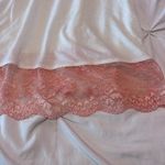 American Eagle  Outfitters White Cami with Pink Straps and lace trim Photo 1