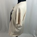 Forever 21  Cream Short Sleeve Graphic Fashion Tee woman’s size large Photo 2