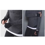 Lululemon Runderful 1/2 zip Black Heathered Slim Fit Running Jacket Photo 7