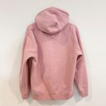 Glossier Original Pink Hoodie Pullover Sweatshirt Cozy Fleece Loungewear Small Photo 8