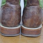 Ladies' Rocky Handhewn Leather Western Boots Size 7M Green Photo 6