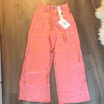 NWT PINK LAPOINTE SATIN WIDE LEG SILK PANTS Size 0 Photo 3