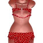 Cupshe NWT  women’s red sweetheart bikini set Photo 2