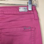 Seven7  Women’s Weekend Short Hot Pink Barbiecore Denim Jean Raw Hem Shorts Photo 6