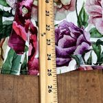 Aura  size XL women’s floral print button front ls top relaxed oversized fit pink Photo 8