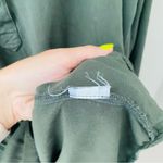 Old Navy  Long Sleeve Pullover Dress Green Sz Medium Photo 7