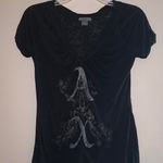 Armani Exchange Burnout Low Cut Tshirt Photo 0