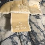 Michael Kors Michael  Blue White Design Quarter Tie Front Dress Top Size Small Photo 8