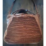 Errelleventidue Leather Large Hobo Purse Crossbody Slouchy Streetwear Bag Italy Brown Photo 4