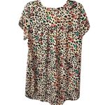 Torrid Women’s Animal Print Georgette Hi-Lo Tunic Blouse Size 00 M|10 Photo 9