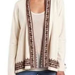 Lucky Brand  Embroidered Open Waterfall Cardigan Photo 0