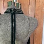 NBD NWT NBDxRevolve Lourdes Green Velvet High Neck Beaded Open Back Mini Dress~ L🧡🎀 Photo 10