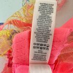 Agent Provocateur Zuri Bra Size 38F Pink Embroidered Floral Mesh Plunge Lingerie Photo 9