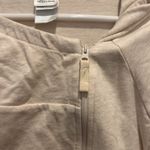 The North Face  Womens Tadasana Hooded Full Zip Thumbholes Jacket Beige Size L Photo 1