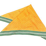 Vintage Unbranded Bright Polka Dot Square‎ Scarf 23x23 Orange Photo 0