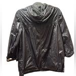 Monoreno  Black Hooded Windbreaker Jacket Photo 2