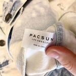 PacSun NWOT light wash tie dye oversized denim trucker jacket jean jacket Photo 8