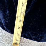 Blashe Slip Dress Womens Small Blue Velvet Halter Cowl Neck HOCO Prom Event Glam Photo 2