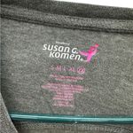 Susan G Komen Believe Inspire Impact Breast Cancer Awareness Gray Jersey Tee 2X Photo 8