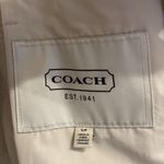 Coach  Cream and Green Rain Jacket Slicker Photo 4
