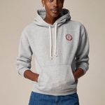 J.Crew Heritage Fleece Hoodie Limited Edition USA Swimming Gray Plus Size 2X Photo 0