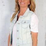 Wax Jean Wax Jeans NWT Denim Stretch Vest Photo 1