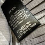 Halston Heritage  Grey Linear Floral Scarf Print Dress Women’s Sz S Photo 6