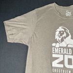 Emerald Coast Zoo L Tan Short Sleeve Crew Neck Graphic Tee T Photo 2