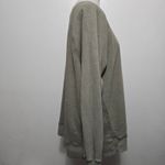 Aerie Downtime Textured Oversized V Neck Loungr Sweatshirt Olive M Photo 3