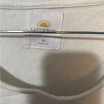 Lazy sundays Monaco White Sweatshirt with Pink Embroidery Photo 1