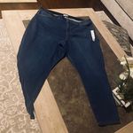 Ava & Viv Women's Mid-Rise Skinny Jeans - ™ Dark Blue Denim Photo 3