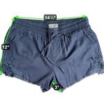 Knox Rose Rayon High Rise Shorts with Lace Detail Size S Photo 6