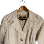 Elisabetta Franchi Beige Linen l Belted Button Front Midi Trench Coat 8 Photo 1