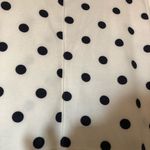 Cherish  white and navy blue polka blouse Photo 1