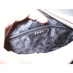 DKNY NWT New Womens Gray Stone Cross Body Bag Handbag Logo Silver Leather Chain Photo 10