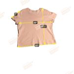 Covington Pink Ribbed Crew Neck, Women's XL Top, Short Sleeve T Shirt, Vintage Photo 3