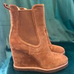 Veronica Beard  Carmel suede wedge boots size 10 Photo 6