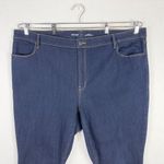 Old Navy Old‎ Navy Plus Size 24 Jeans High Rise Super Skinny Dark Blue Stretch Denim 1271 Photo 2