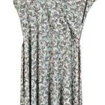 Leota  Finnley Faux Wrap Abstract Bird Print Dress size small Photo 0