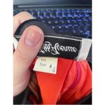 Saks 5th Avenue ✅Saks Fifth Avenue Vintage Red Vintage Long Sleeve Dress Black Velvet Trim Photo 12