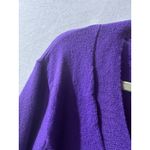 A New Day A New Day Womens V-Neck Long Sleeve Sweater Purple L Photo 4