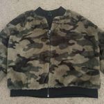 Wild Fable Camouflage Zip-Up Faux Fur Jacket Coat Photo 0