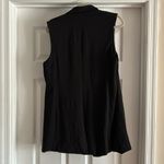 Rachel Zoe  Black Long Line Vest Photo 2