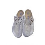 Birkenstock  New Suede Leather Mules with Buckle, size 41 Photo 1