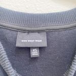 Target who what wear black sweatshirt midi dress with tie size xs Photo 7