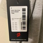 Peloton NWT New Womens  Together We Go Far Go-To Racerback Tank‎ Top Gray Small Photo 2
