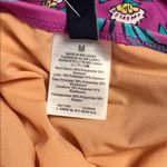 J.Crew Factory women’s tie shoulder one-piece swimsuit pink teal floral Sz M NWT Photo 4